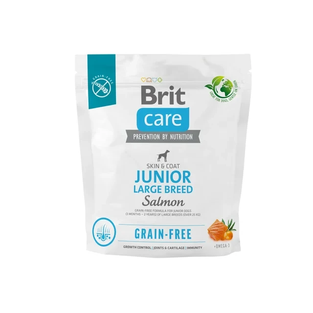 Brit Care Dog Karma dla psa Grain-free Junior Large Breed Salmon 1 kg
