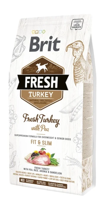 Brit Fresh Karma dla psa Turkey & Pea Adult Fit & Slim 2,5 kg