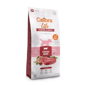 Calibra  Karma sucha dla szczeniaka Dog Life Starter&Puppy Fresh Beef 2,5 kg