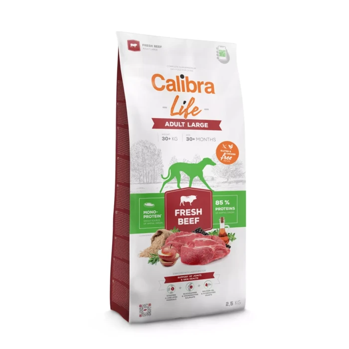 Calibra Karma sucha dla psa Dog Life Adult Large Fresh Beef 2,5 kg