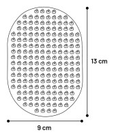 Flamingo Gumowa szczotka dla psa Lotus_2