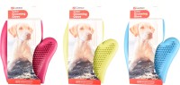 Flamingo Gumowa rękawica dla psa Glove. Gumowe ząbki mogą być również użyte jako masażer oraz do rozprowadzania szamponu podczas kąpieli pupila. _2