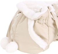 Flamingo Torba transportowa dla psa Cuddi beżowa. Urocza propozycja dla najmniejszych pupili (maksymalna waga zwierzęcia to 4 kg). Wykonana została z miękkiego poliestru. Wewnątrz wykończona jest pluszem._4