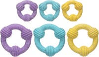 Flamingo Zabawka dla psa Freckles Ring Mix. Materiał: lateks. Z piszczałką dla dodatkowej zabawy