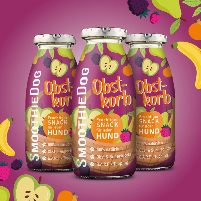 SmoothieDog Smoothie dla psa Obstkorb (kosz owoców) 250 ml