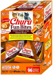 Inaba Cat Churu Fun Bites Przysmaki dla kota Chicken Recipe wraps 8x12 g