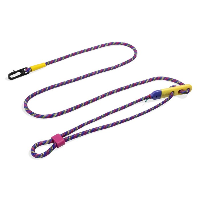 Zee Dog Smycz dla psa Hands Free Samba. 1 - Smycz dla psa, którą można trzymać bez użycia rąk 2 - Miękka taśma z poliestru 3 - Wyposażona w specjalne zapięcie Mighty Hook