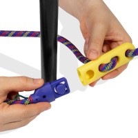Zee Dog Smycz dla psa Hands Free Samba. 1 - Smycz dla psa, którą można trzymać bez użycia rąk 2 - Miękka taśma z poliestru 3 - Wyposażona w specjalne zapięcie Mighty Hook_7