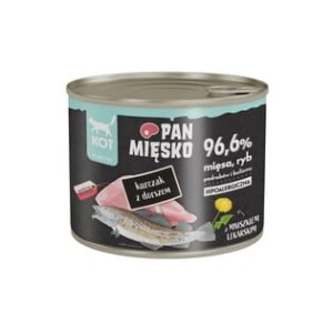 Pan Mięsko Karma mokra dla kota Kurczak z dorszem  200 g