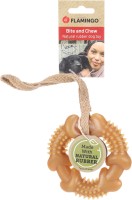Flamingo Zabawka dla psa Natural Rubber Ring