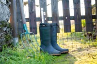 BlackFox Kalosze unisex ocieplane Thunder. wykonane zostały z syntetycznej gumy SEBS. Poliestrowa podszewka zapewnia ciepło i wygodę użytkowania. Ochronny mankiet u góry cholewki zapobiega przedostaniu się wody do wnętrza butów. _2