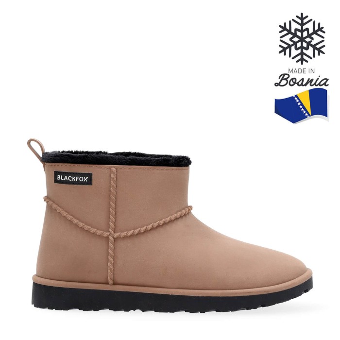 BlackFox  Buty damskie Cheyennetoo mokka. Wykonane z syntetycznego kauczuku (na bazie SEBS), bez ftalanów i chloru, a ich szczotkowane wykończenie idealnie imituje zamsz!