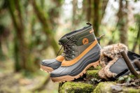 BlackFox  Buty zimowe unisex Hawson khaki. W dolnej części cholewki wykonane z syntetycznej gumy SEBS. Wodoodporne. Antypoślizgowa podeszwa. Wysoka cholewka z poliamidu jest hydrofobowa. Obuwie wyściełane jest lekkim poliestrowym futerkiem_4