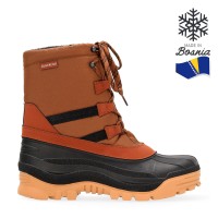 BlackFox  Buty zimowe unisex Yukon. Podeszwa i dolna część cholewki, wykonane z syntetycznego kauczuku SEBS. Hydrofobowa cholewka z poliestru utrzymuje stopy w suchości. Wyściółka z poliestru zapewnia ciepło i tym samym komfort w użytkowaniu.