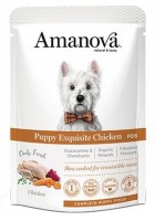 Amanova Dog Puppy Exquisite Chicken - karma dla młodych psów - kurczak saszetka 100 g