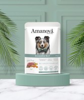 Amanova Dog Adult Irresistible Beef - wilgotna karma dla psów z wołowiną saszetka 100 g _3