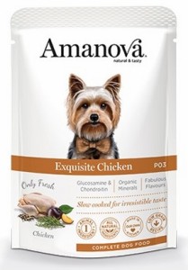 Amanova Dog Adult Exquisite Chicken - wilgotna karma dla psa z kurczakiem, saszetka 100 g