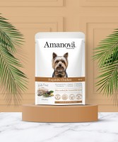 Amanova Dog Adult Exquisite Chicken - wilgotna karma dla psa z kurczakiem, saszetka 100 g_3