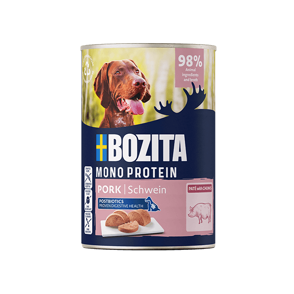 BOZITA Karma mokra dla psa monoprotein wieprzowina 400 g