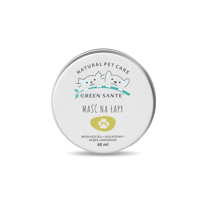 GREEN SANTE® NATURALNA MAŚĆ NA ŁAPY dla psa i kota 60 ml