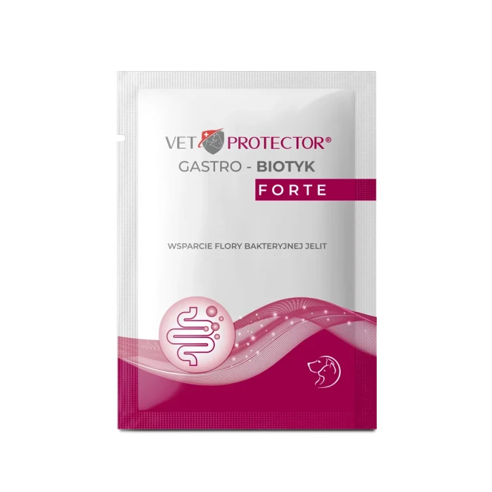 VET PROTECTOR® GASTRO – BIOTYK FORTE – multibiotyk dla psa i kota 3 g