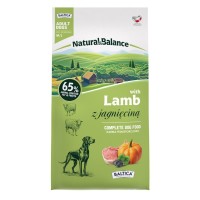 BALTICA Karma sucha dla psa  NATURAL&BALANCE Jagnięcina M/L 9 kg