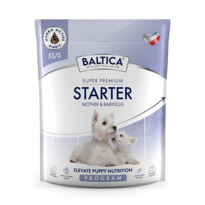 BALTICA Karma dla szczeniąt Breeding Expert Puppy Starter XS/S 1 kg