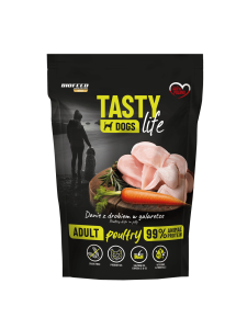 Tasty Dogs Life Mokra karma dla psów DRÓB 90% - danie w galaretce (saszetka) 500 g