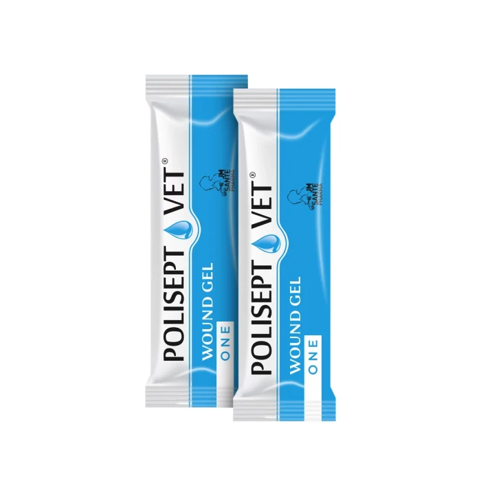 JM Sante POLISEPT VET® WOUND GEL ONE – żelowy opatrunek dla psa i kota 5 ml