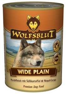 Wolfsblut Dog Wide Plain - karma mokra dla psa konina i bataty puszka 395g