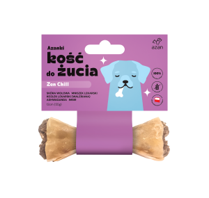Azanki Kość do żucia ZEN CHILL z mniszkiem, walerianą i ashwagandą S/M 12cm
