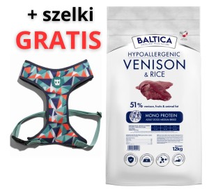 Baltica Karma sucha dla psa ADULT Dziczyzna z ryżem M 12 kg