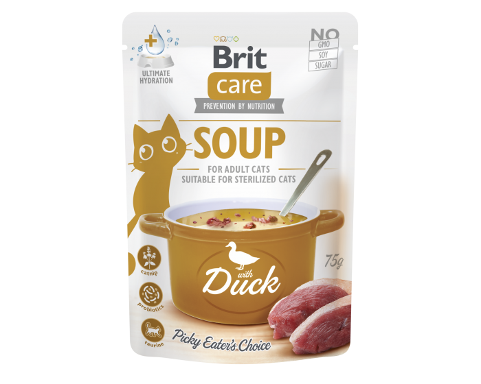 Brit Care Zupa dla kota z kaczką 75 g