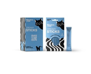 Natural Code Cat Przysmak dla kota - sosik. Snack Creamy 4x14 g Tuna, Seafood