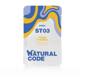 Natural Code Cat 70g sasz. ST03 tuńczyk, quinoa