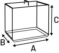 Flamingo Klatka dla psa Keo czarna_7 Wymiary