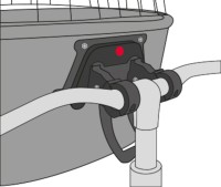 Flamingo Koszyk dla psa na rower Canna brąz_6