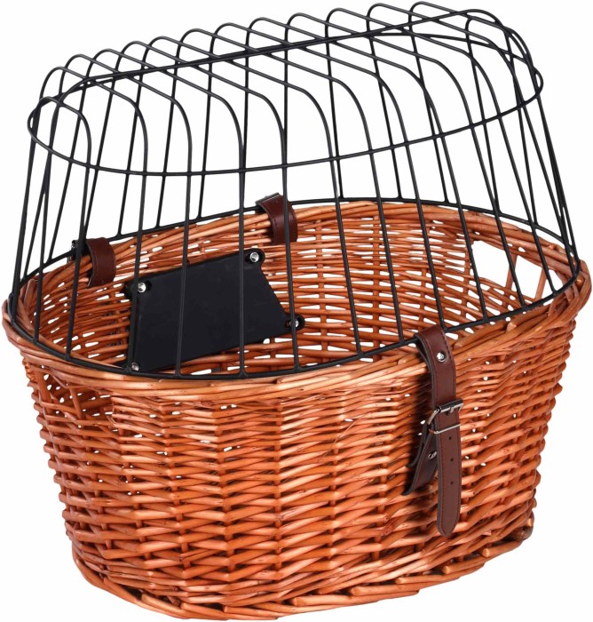 Flamingo Koszyk dla psa na rower Canna brąz