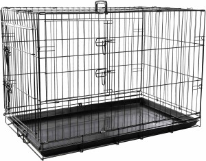 Flamingo Klatka dla psa Mezo czarna