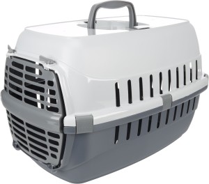 Flamingo Plastikowy transporter dla psa i kota Noah szary