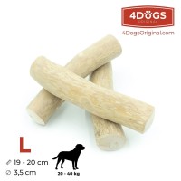 4DOGS Patyk dla psa  z drzewa kawowego L / pies 20-40 kg_2