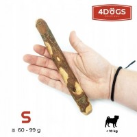 4DOGS Patyk dla psa  z drzewa oliwnego S / pies do 10 kg