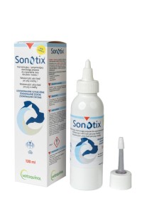Vetoquinol Sonotix Preparat przywracający równowagę do uszu dla zwierząt 120 ml
