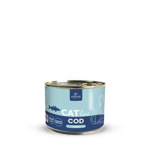 POKUSA  Karma mokra dla kotów dorosłych - dorsz - CatLine 200 g