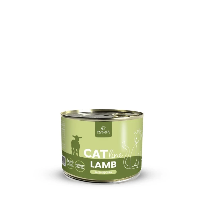 Pokusa karma mokra dla dorosłych kotów CatLine jagnięcina 200 g