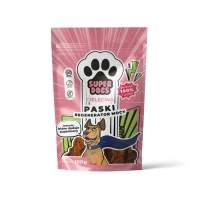 UNISZKI Przysmak dla psa Paski SUPERDOGS Regenerator Mocy Cielęcina 100 g