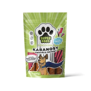 UNISZKI Kabanosy dla psa SUPERDOGS Obrońca Natury Dziczyzna 100 g