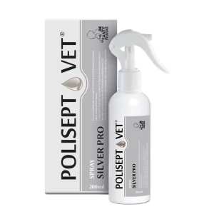 POLISEPT VET® SPRAY SILVER PRO – spray na rany dla psa i kota 200 ml