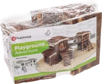 Flamingo Zabawka Plac zabaw Toy Adventure brązowy dla małego zwierzaka_4