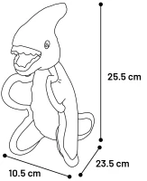 Flamingo Zabawka dla psa dinozaur Saura zielony_5